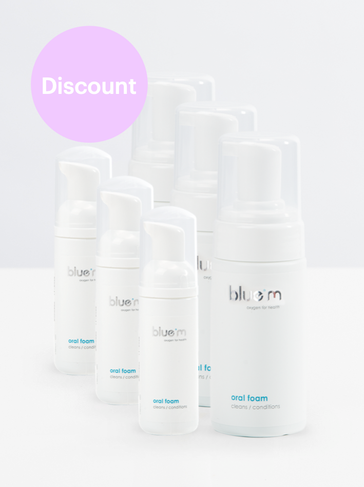 blue®m Oral Foam Combi Package Deal 3x100ml+3x50ml