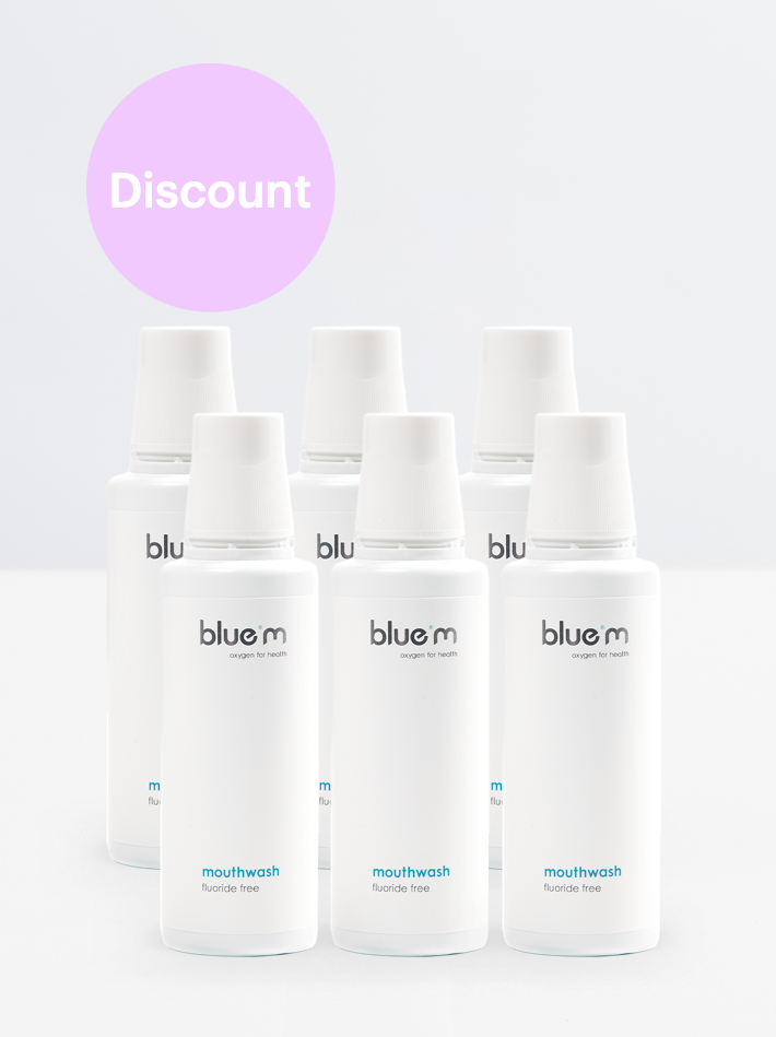 blue®m Mouthwash On-the-go Package Deal 6x250ml