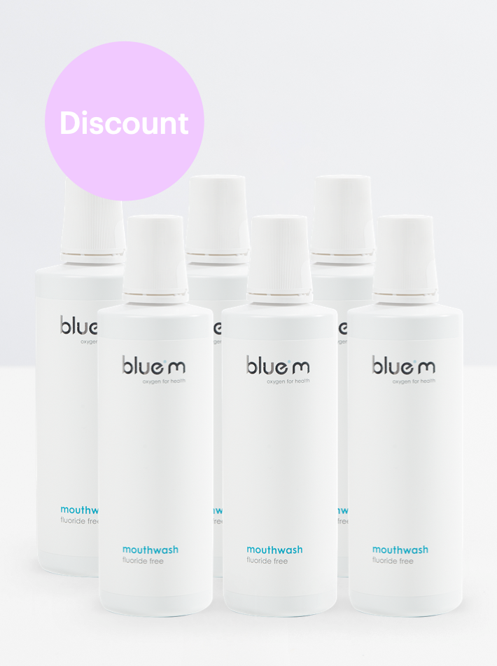 blue®m Mouthwash Large Package Deal 6x500ml